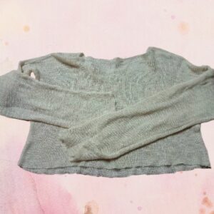 เสื้อไหมพรมเรียบเท่